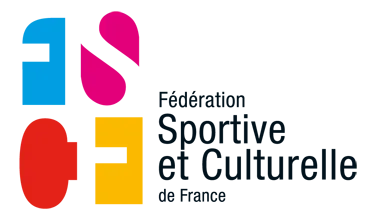 Logo de la Fédération Sportive et Culturelle de France, FSCF.