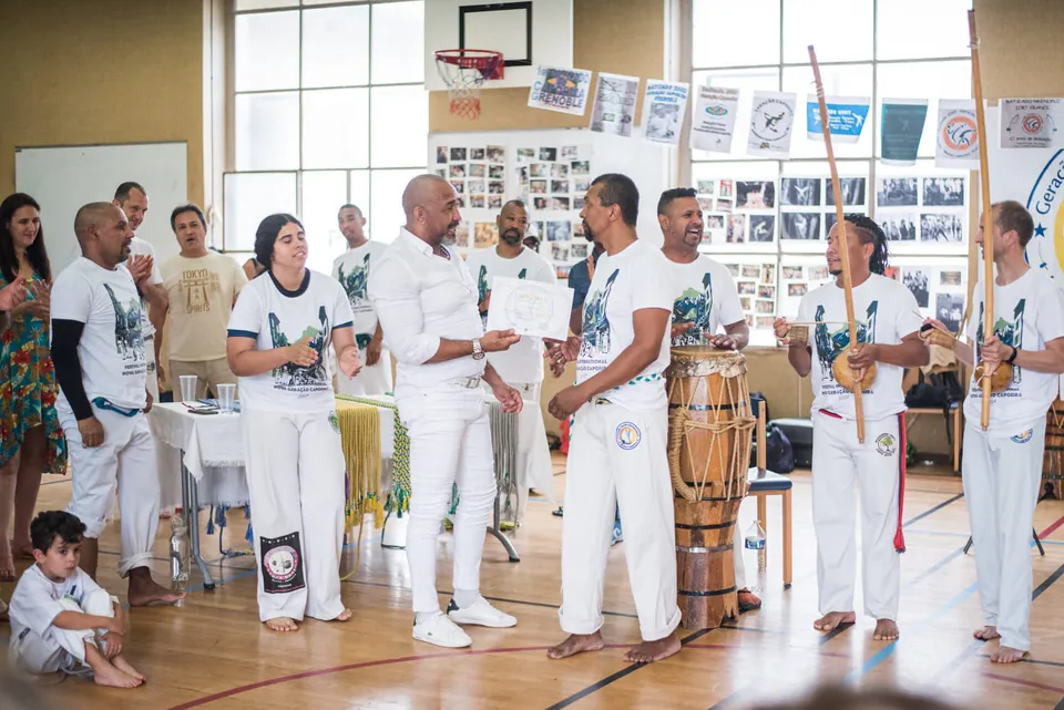 Vie et rencontres du groupe Geração Capoeira